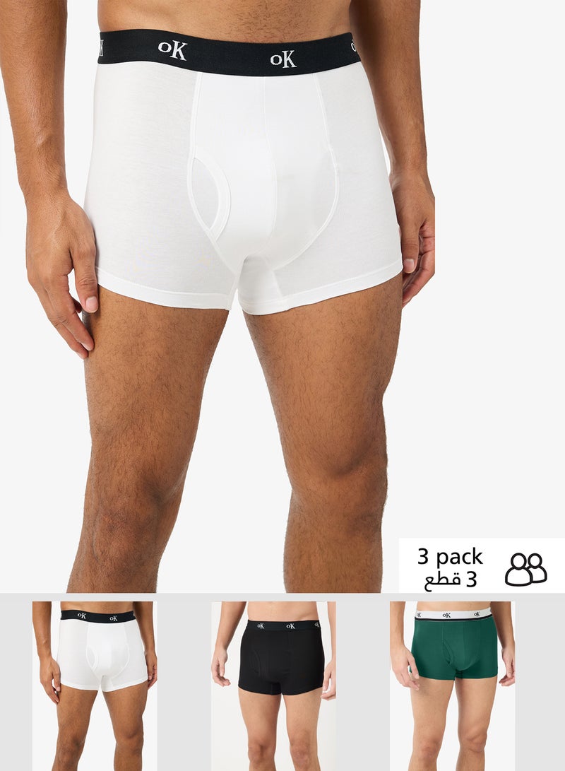 Seventy Five Basics Pack of 3 Boxer Briefs - Image 1